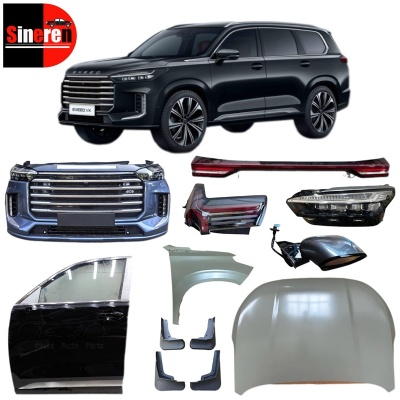 SINEREN Hood Fender Front Bumper Mirror Taillamp Headlamp Door for CHERY EXEED VX